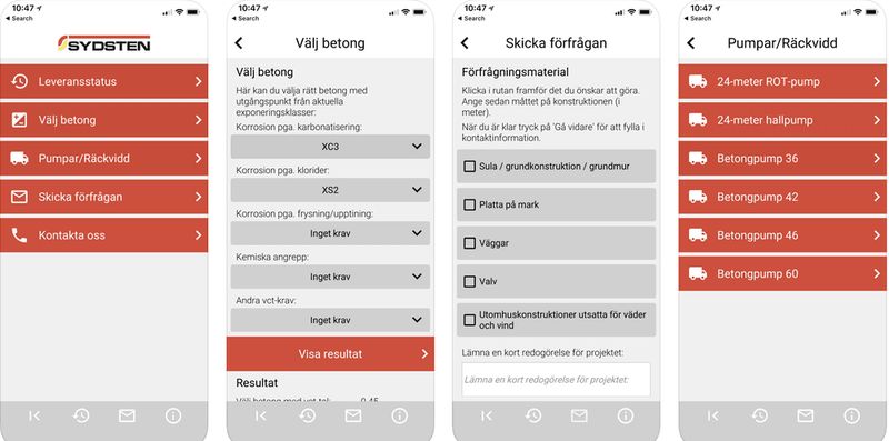 Sydsten app