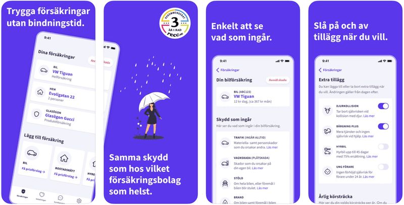 Bilförsäkring app