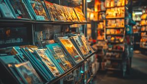 Tidningskiosk med tekniktidningar